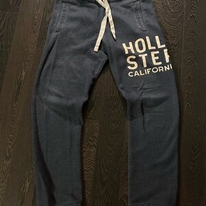 Hollister Blue-Grey Joggers Sweatpants